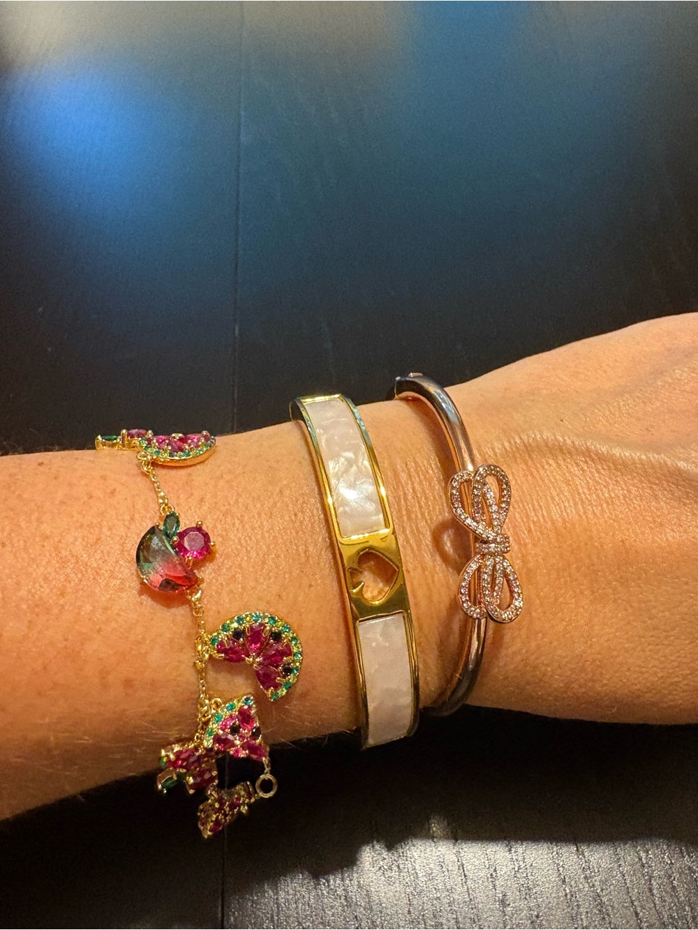 kate spade jewelry. 2 necklaces, 3 bracelets, and 5 pairs of earrings! Some new! - Picture 6 of 6
